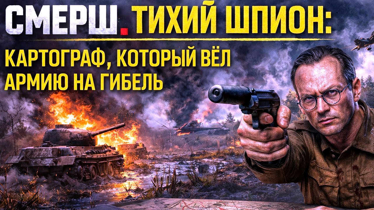 СМЕРШ. ТИХИЙ ШПИОН: КАРТОГРАФ, КОТОРЫЙ ВЁЛ АРМИЮ НА ГИБЕЛЬ