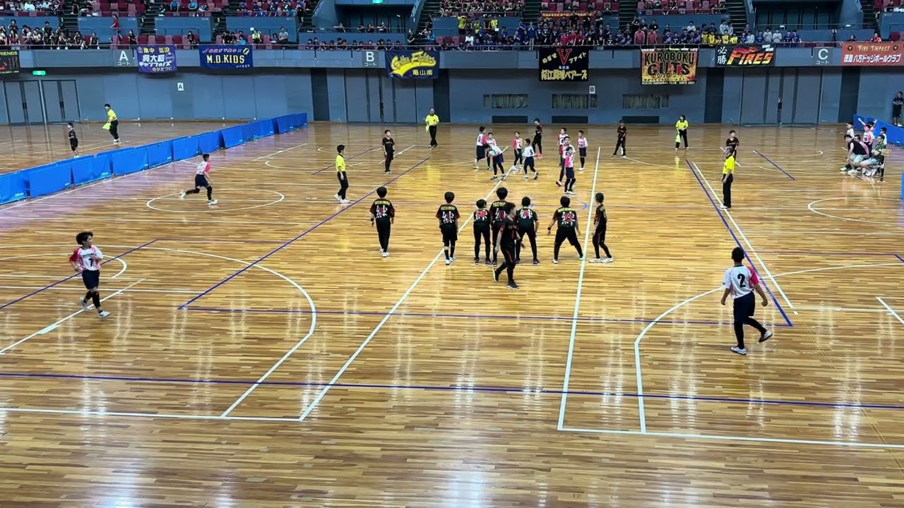 【広島親善2025】決勝戦①  南輝ドッジボールクラブ(岡山)vs 八万ファイヤーインパクト(徳島) #ドッジボール 