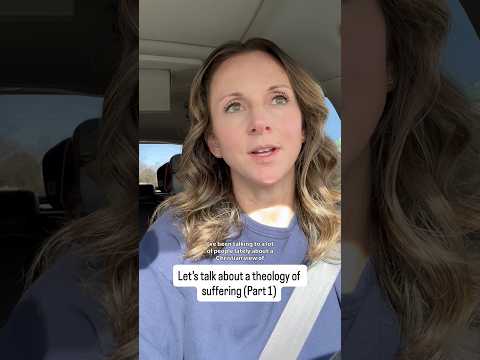 A Christian View of Suffering