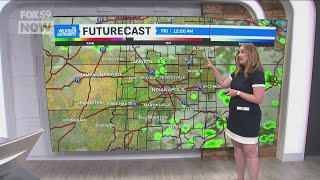 Hot and humid Thursday leads to potential rain in weekend