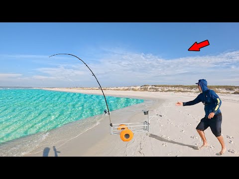 I Found the Worlds Clearest Water Beach and Caught Dinner!