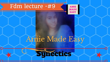 Fundamental OF Design And Manufacturing Amie Lectures- Synectics