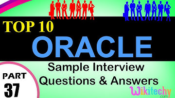 oracle top most important interview questions and answers for freshers / experienced videos