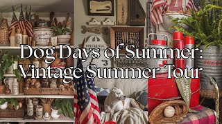 Dog Days of Summer+Vintage Summer Home Tour