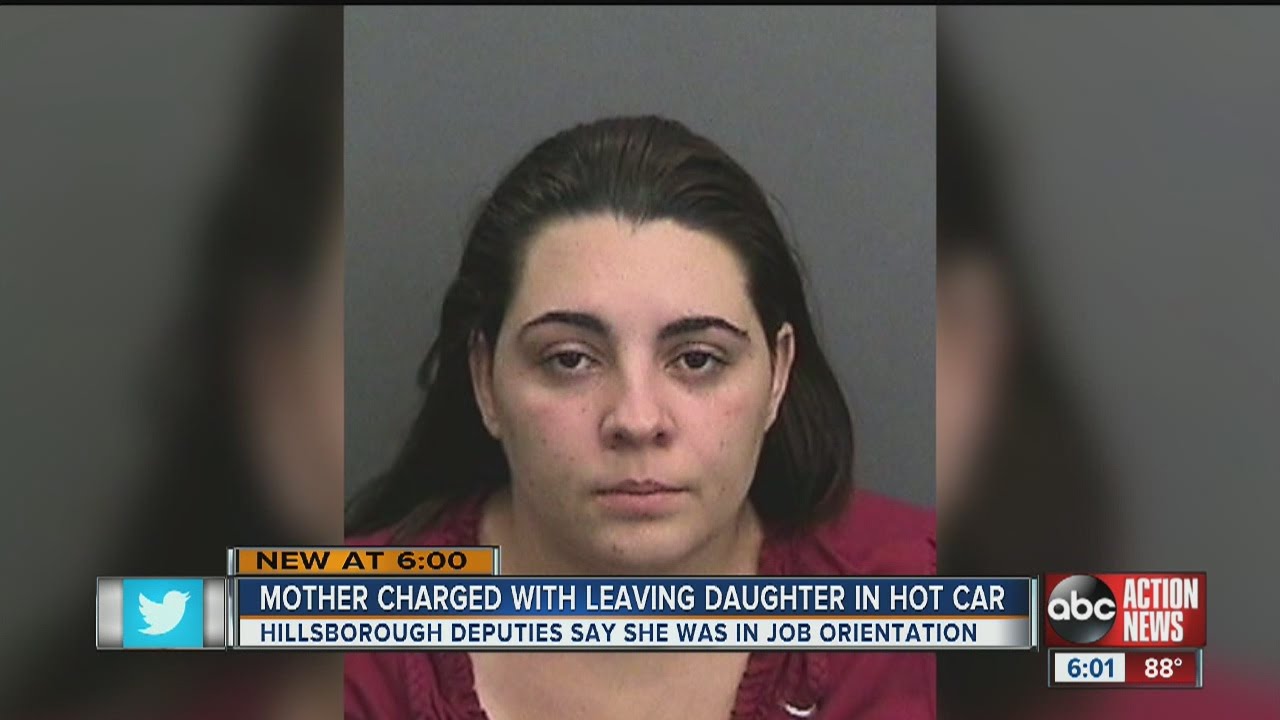HCSO: Tampa mom leaves toddler in hot car - YouTube