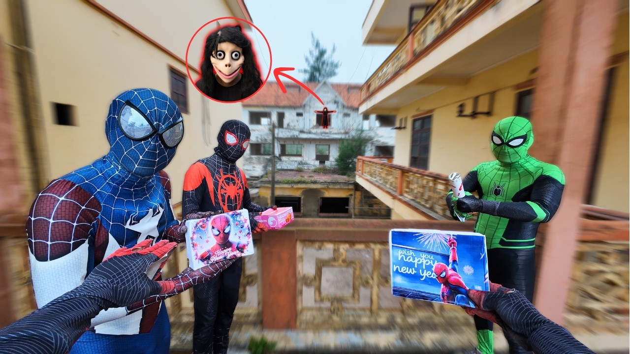 Team Spider-Man Faces LORD Serbian Dancing Lady on New Year 2026 ( Special Action POV )