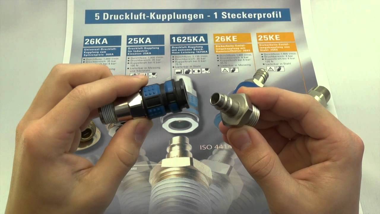 1/4 BSP Schnellkupplung für Schläuche 18 Stück Euro Druckluftkupplung Kupplungsstecker Luftleitung Schlauch Fitting Kompressor Luftschlauch 