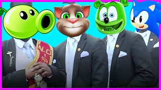 Plants vs Zombies & My Talking Tom & Gummy Bear & Sonic - Coffin Dance Song | Astronomia (Cover)