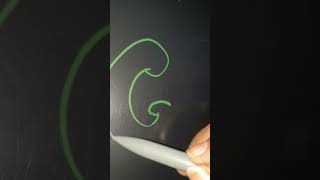 Bubble letter G #videoshort