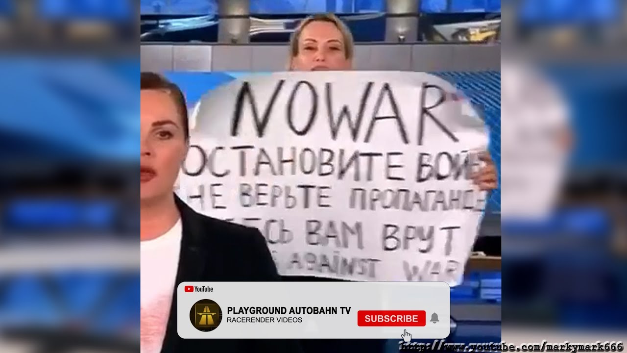 Марина Овсянникова Российско-украинский активист против путинской войны - это мужество! 