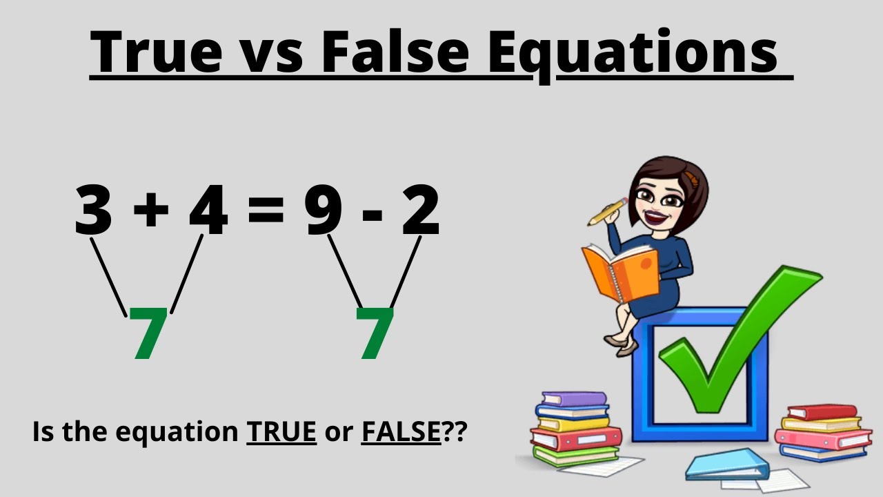 True False Equations YouTube True False Equations YouTube