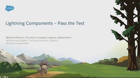 Lightning Components Pass the Test