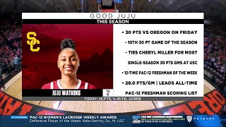4th QUARTER: JuJu Watkins & #10 USC Trojans vs #11 Oregon State Beavers | Women's College Basketball