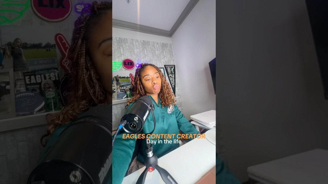 Eagles content creator day in the life 