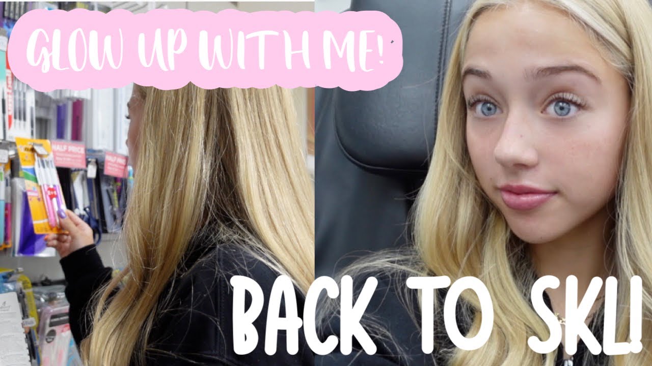 GLOW UP / GET PREPPED FOR SCHOOL WITH ME! 🤓 - YouTube