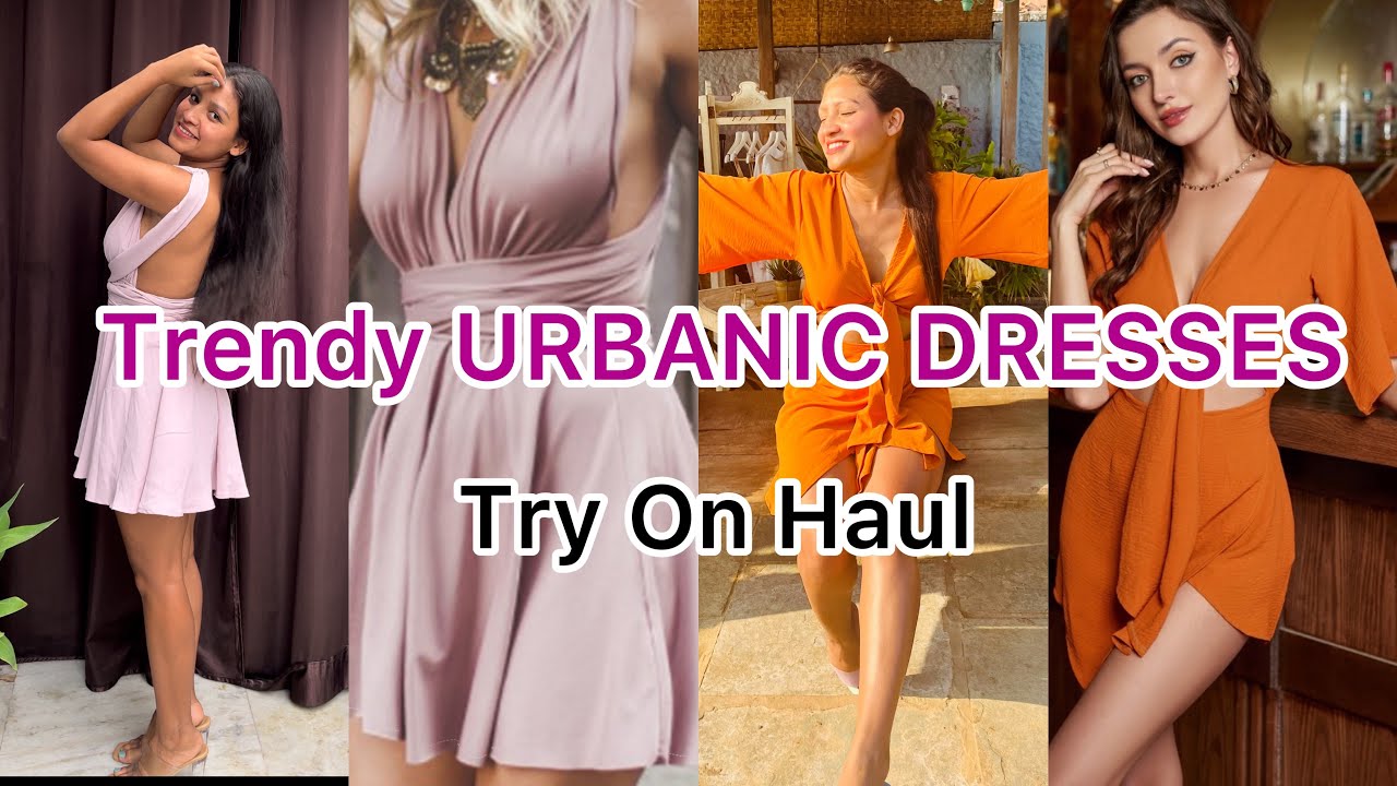 Trendy URBANIC Dress Haul Best URBANIC Dresses urbanic trendy 