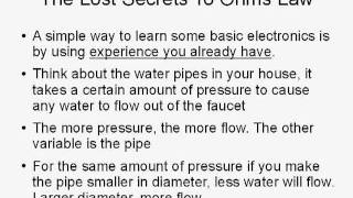 Ohms Law