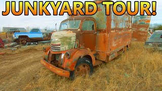 HUGE Classic Car Junkyard TOUR! | GMs, Fords, Mercurys, ETC!  Rusty Old American Automobiles!