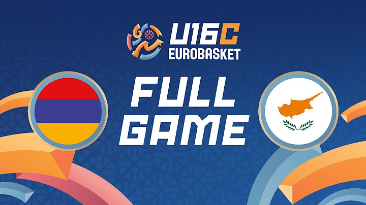 Group Phase | Armenia v Cyprus | Full Basketball Game | FIBA U16 Women's EuroBasket 2025 Division C