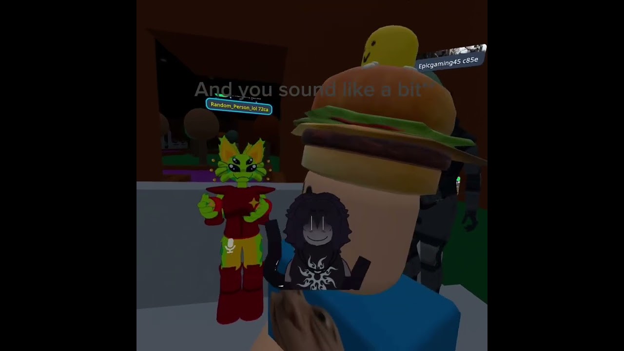 Going as two time in vr chat!