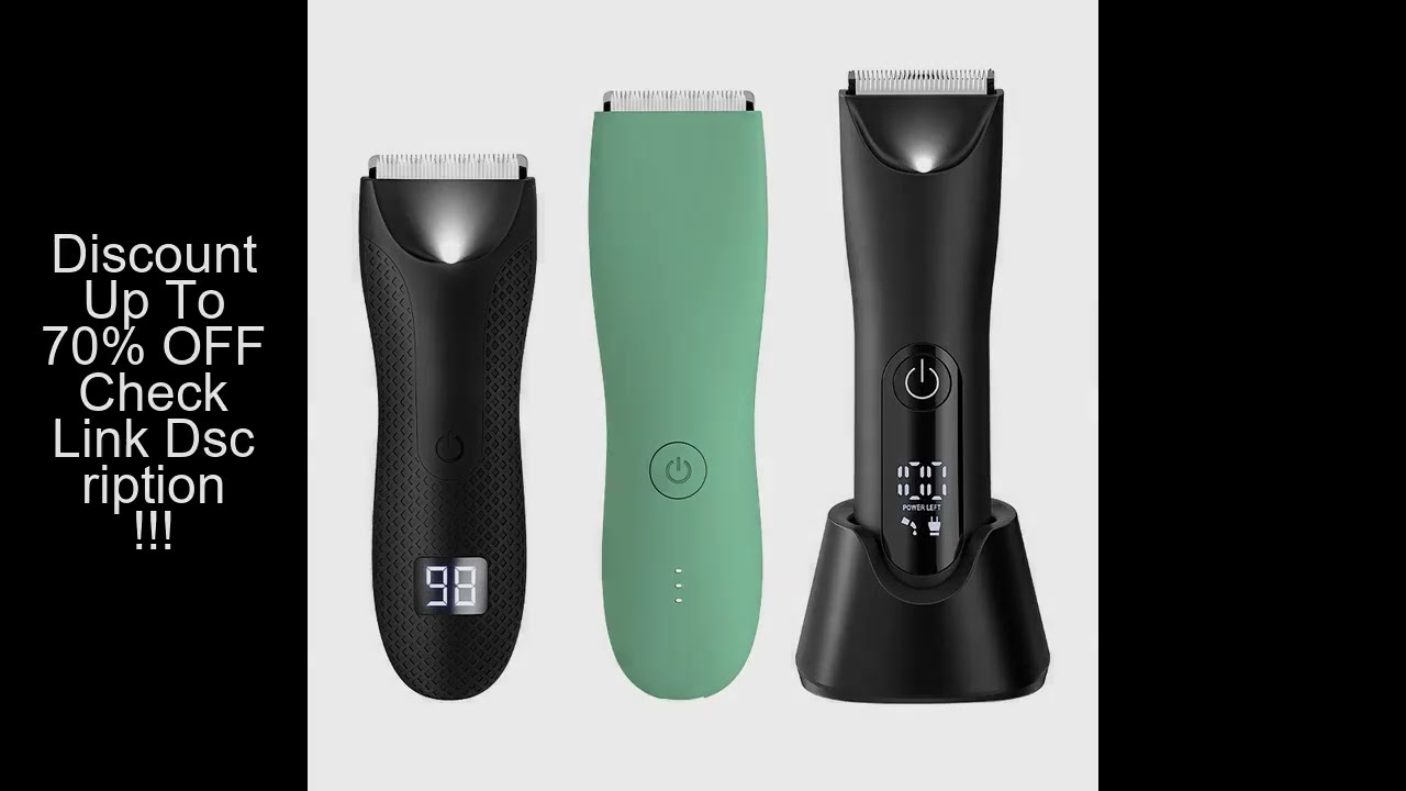 Professional Body Hair Trimmer, Groin&Body Manscape Trimmer For Men, Electric Ball Shaver Groomer, P