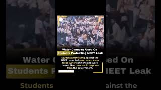students protest for NEET paper leak