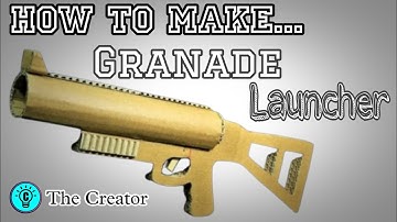 How to make Granade Launcher that SH💥💥TS| #cardboardcraft #granaderos 