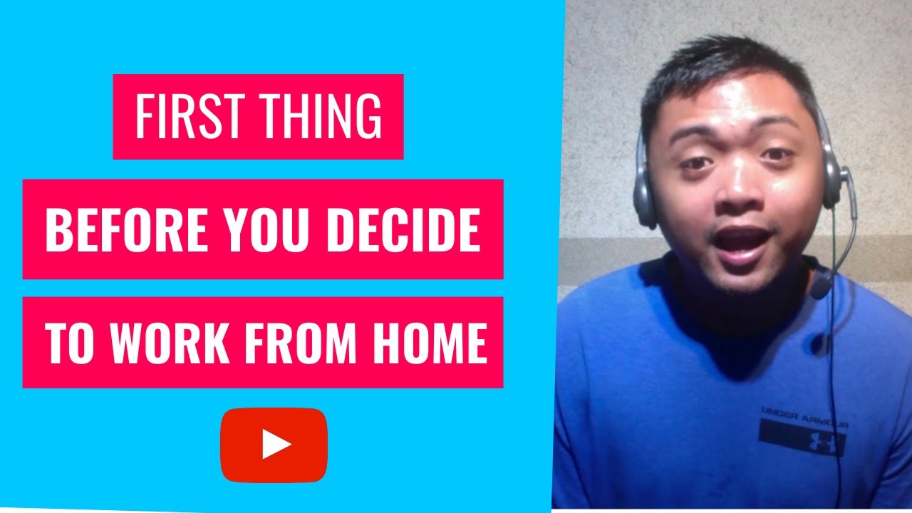 Before You Work From Home As A Virtual Assistant Or Freelancer Think