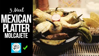 Mex Dinner Idea! 3 meat molcajete #mexicanfood #quickmexdinneridea #dinneridea #molcajete