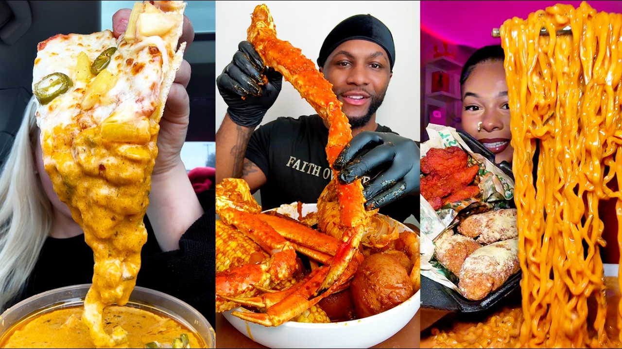 YUMMY Foods | King Crab, Butter Chicken Pizza, Buldak, Dave's Hot Chicken, Wingstop, and More!