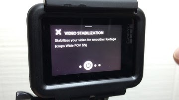 GoPro Hero 6 Black How To Enable/Disable Video Stabilization Feature