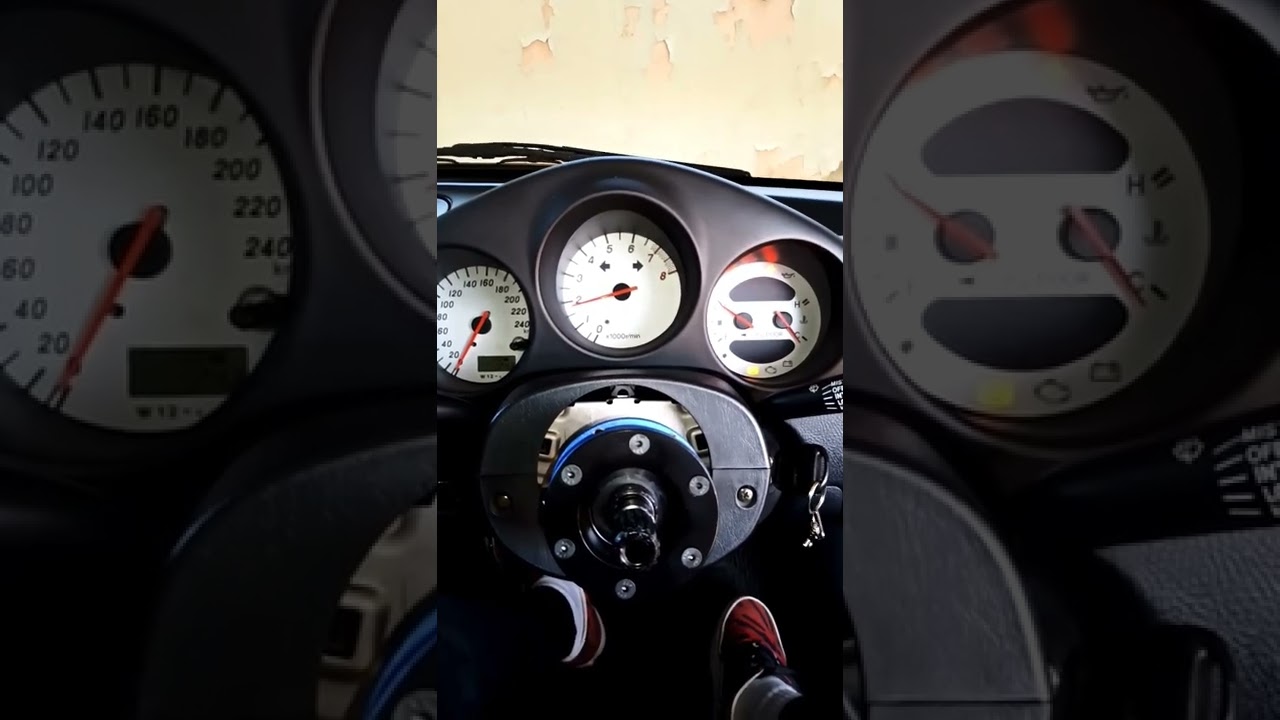 1ZZ MR2 cold start with 4-1 manifold and decat