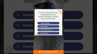 Virtual Assistant Superpower: What Ability Would I Choose ?‍♂️? | Virtual Assistant Jobs shorts