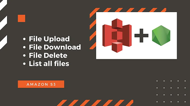 Upload | Download | Delete | Files to Amazon S3 bucket using NodeJS | ADITYA JOSHI |