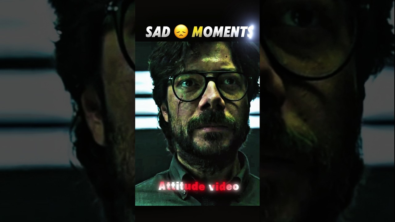 PROFESSOR SAD MOVEMENT SHOCKED BANK OF SPAIN MONEY HEIST MOVIE
