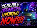 CHANGE DEFENSES NOW MINOR CHANGES #CRUCIBLEGANG  #msf  #MARVELSTRIKEFORCE
