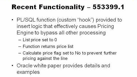 Advanced Pricing - OAUG 2010 - Pt 2 of 7