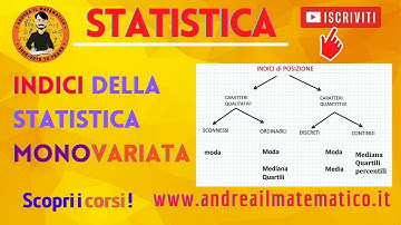 Corso di Statistica - Indici della statistica monovariata | Andrea il Matematico