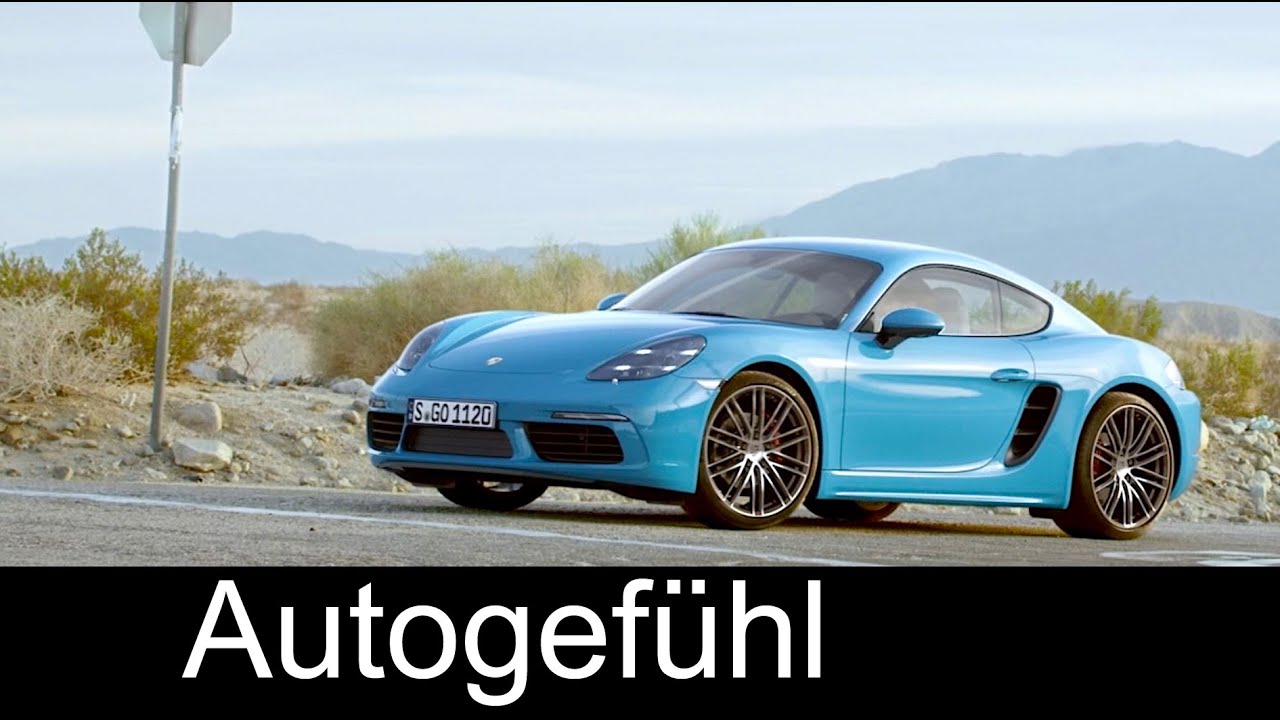 New Porsche 718 Cayman first look Miami blue preview neu ...