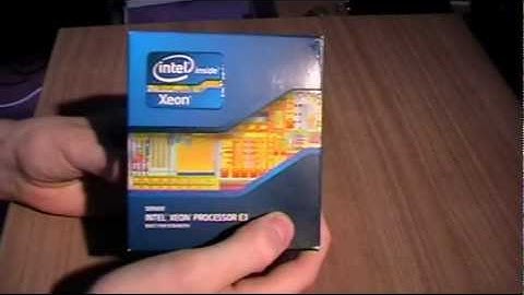 Intel Xeon E3 1220 Unboxing and First Look!