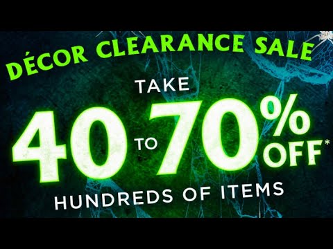 spirit halloween dcor clearance sale 2017
