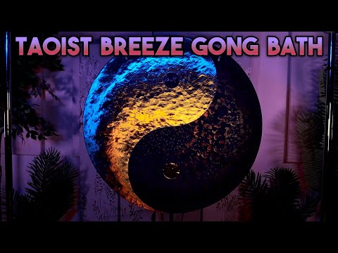 Deep Stress Relief Sound Bath | Release Negative Energy with a 38" Taoist Breeze Gong