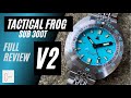 Tactical Frog V2 SUB 300T Doxa Homage HD. Review. Is the V2 worth getting? What are the differences?