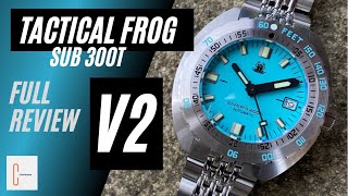 Tactical Frog V2 SUB 300T Doxa Homage HD. Review. Is the V2 worth getting? What are the differences?