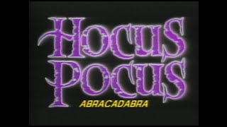Abracadabra (Hocus Pocus, 1993) - Trailer VHS