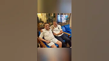 الزعيم عادل إمام في أحدث ظهور له رفقة شقيق الفنان هاني رمزي 