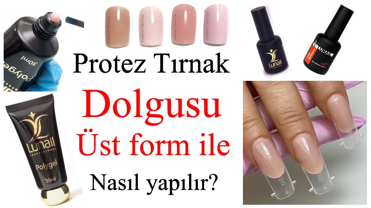 Protez tırnak dolgusu üst form ile nasıl yapılır?