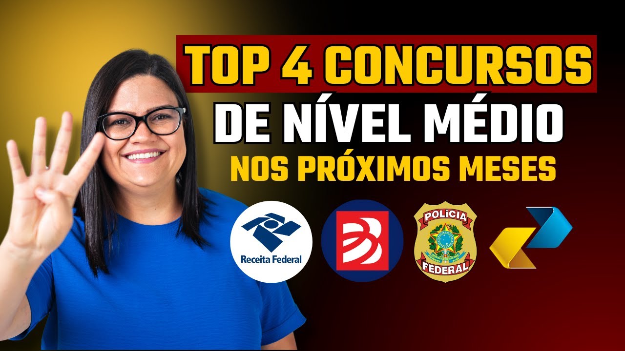 URGENTE: Vagas para Nível Médio em 2024 — Receita, Polícia Federal ...