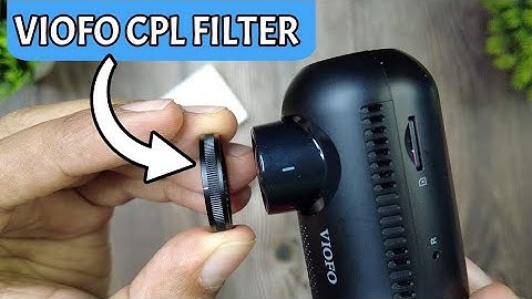 VIOFO CPL Filter | Anti-Glare Circular Polarizing Lens for Dashcams | Gizmobeep