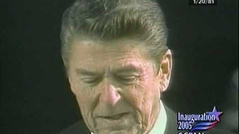 C-SPAN: President Reagan 1981 Inaugural Address